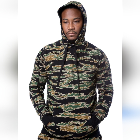 MENS CAMO  HOODIE L - Picture 3 of 3